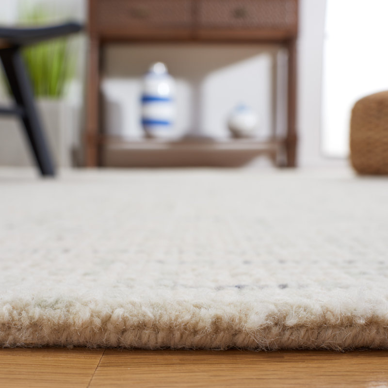 Tapis d'intérieur en laine touffeté à la main Esteban, Rectangle 6 pi x 8 pi