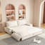 Grand canapé-lit escamotable de 73,2 po, canapé-lit convertible 3 en 1, causeuse multifonctionnelle en velours-133596746