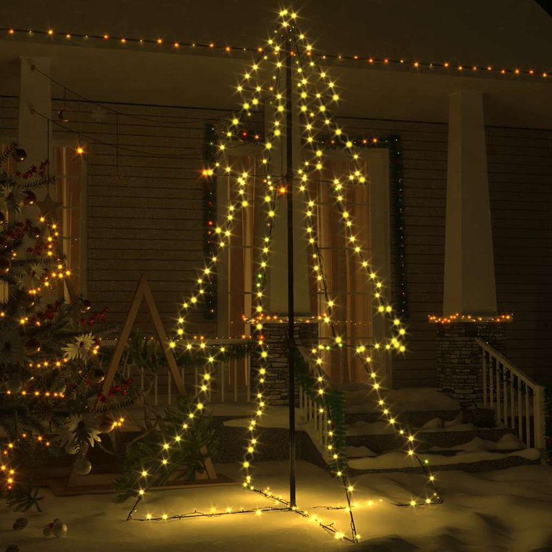 Indoor / Outdoor String Lights, 118 x 180 cm (Diameter x H), Warm White
