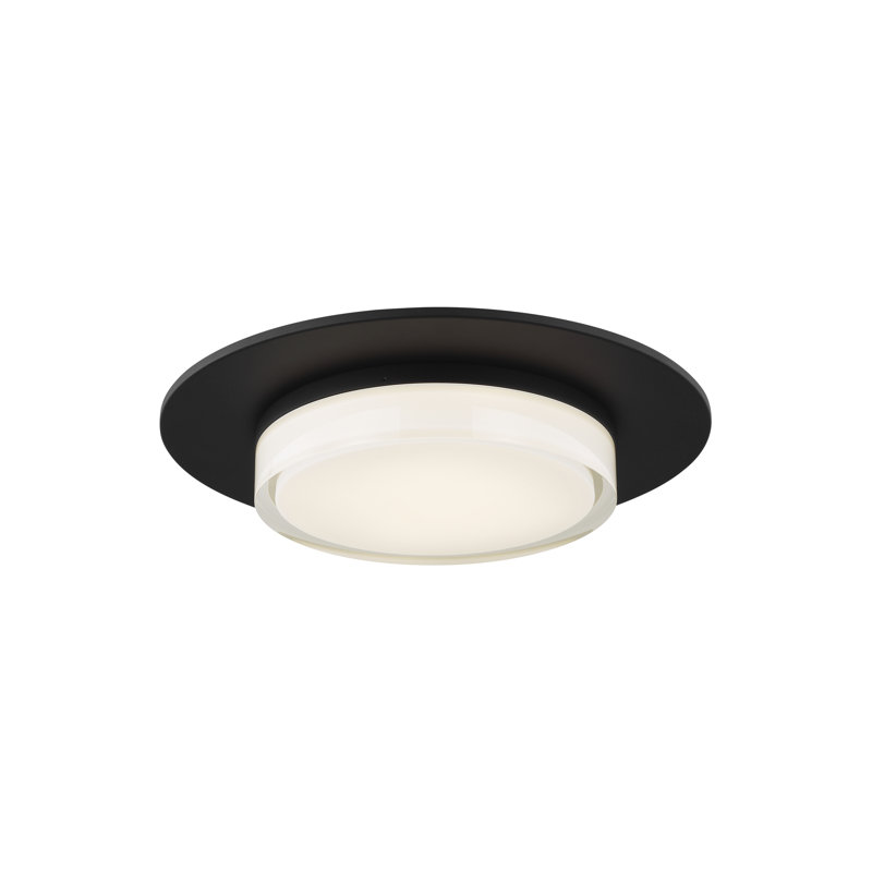 Sen 1 - Light LED Flush Mount, Nightshade Black
