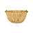 13" Natural Woven Water Hyacinth Basket