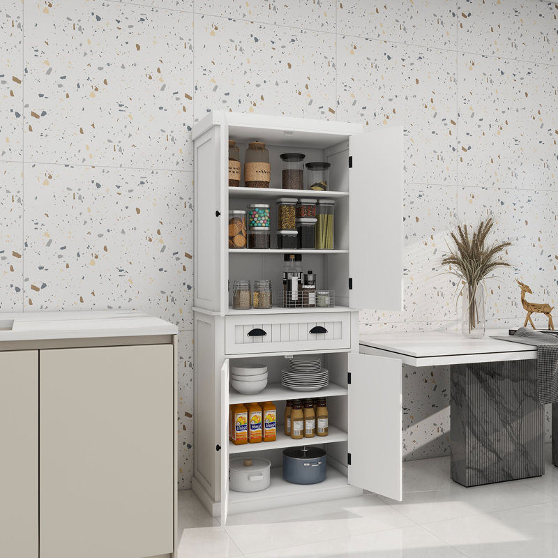 Aundria Freestanding Linen Cabinet