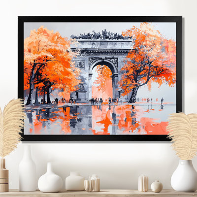 Abstrait arc de triomphe à Paris II - impression d'art de la ville de Paris