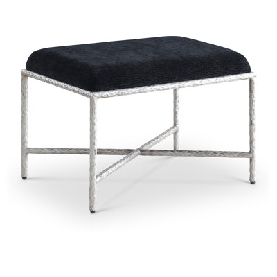 Iyania Chenille Fabric Bench by Everly Quinn