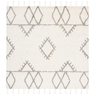 Powell Hand Tufted Wool Geometric Rug
