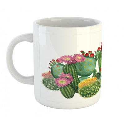 Grande tasse à café cactus