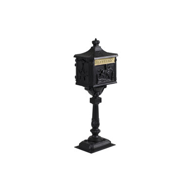 Locking Post Mounted Mailbox