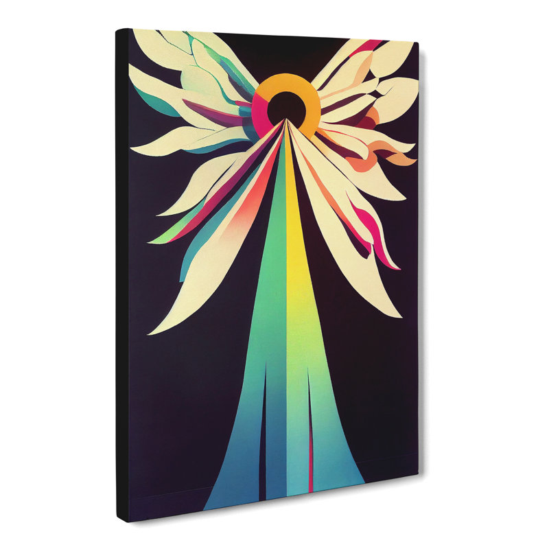 Angel In Abstract - Wrapped Canvas Print, 50cm H x 35cm W x 3cm D