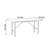 Rectangular Sturdy Artificial Board Writing Desk-1803006911