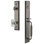 Fifth Avenue Handleset with Single Cylinder Deadbolt and Baguette Door Knob and Fifth Avenue Rosette