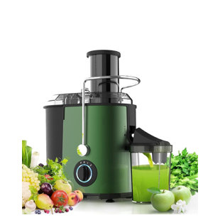 800W Centrifugal Juicer Machine, 3-Speed Juice Extractor With 3-Inch Wide Chute, Easy Clean, Fruit & Vegetable Juicer, Stainless Steel, BPA-Free, Compact Home Kitchen