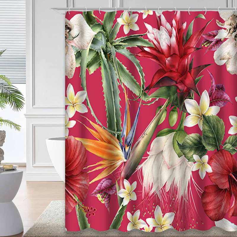 Art floral abstrait avec 12 crochets, L 72 po x l 78 po