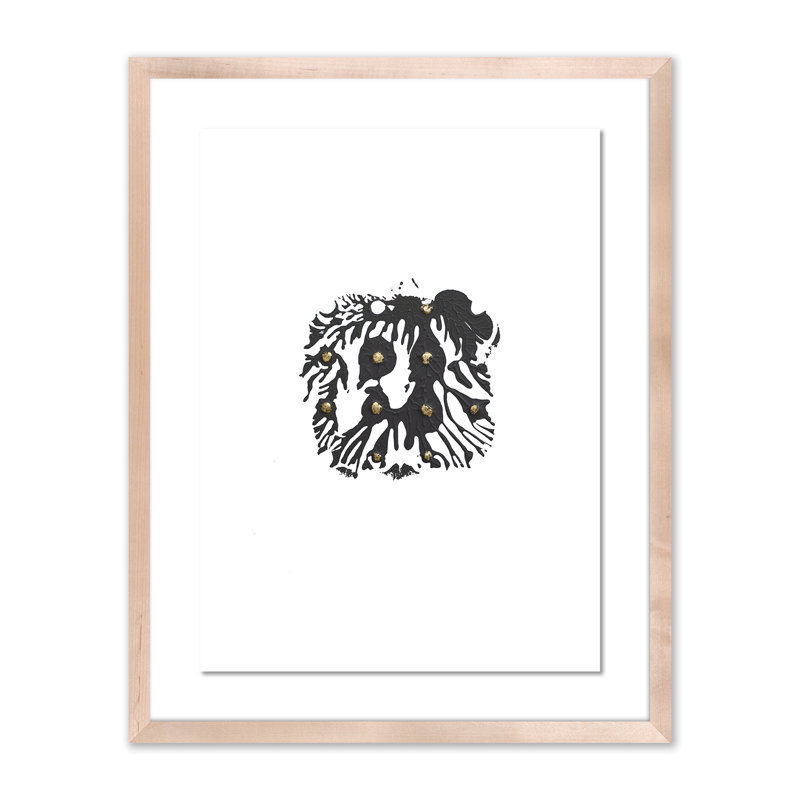 Gray Golden Imprint Print by Anne Mersmann, Natural, 24" H x 19" W x 1.5" D