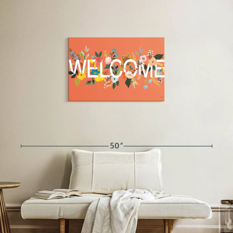 Khylige Wild Garden Welcome Wall Sign, 20" H x 30" W