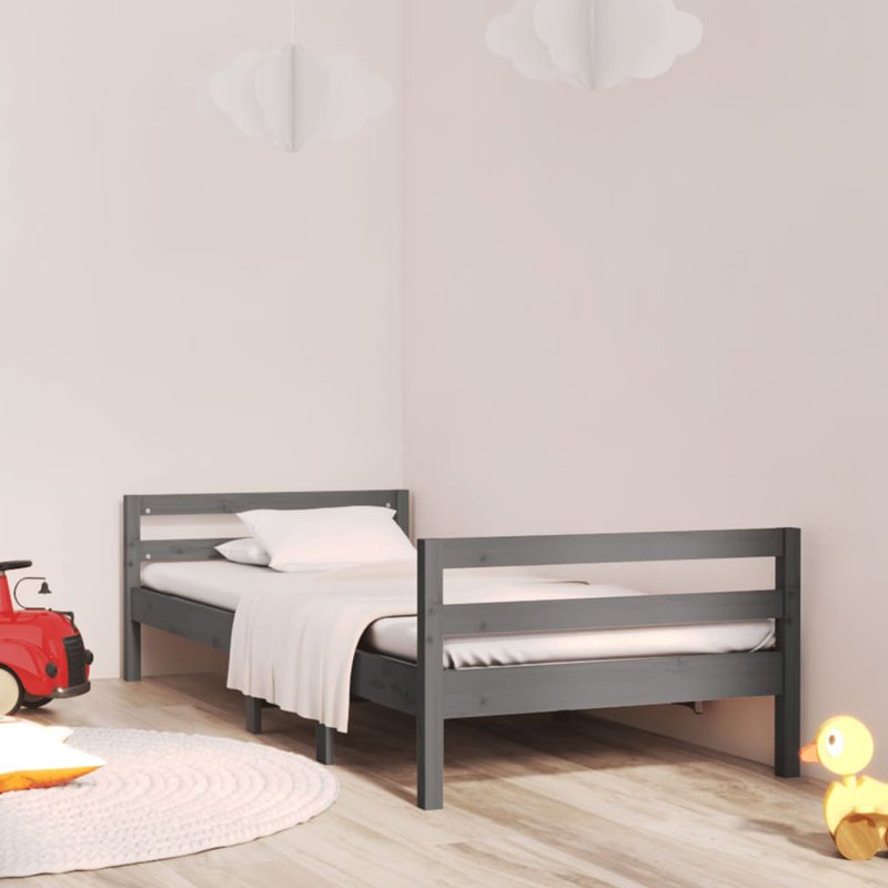 Leyte Solid Wood Bed, natural, Single (3')