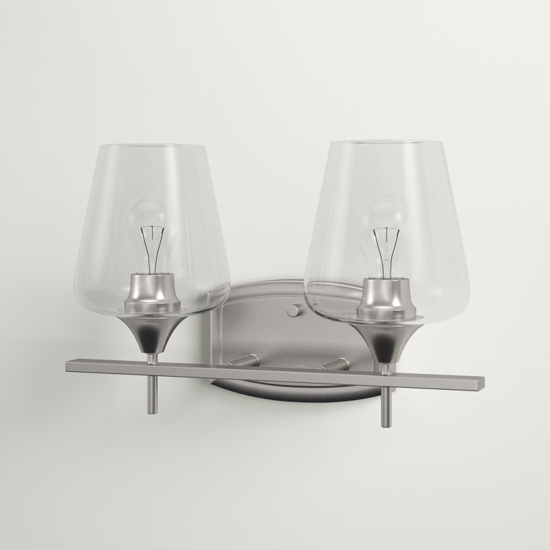 Dahlya 2 - Light Dimmable Vanity Light, Brushed Nickel