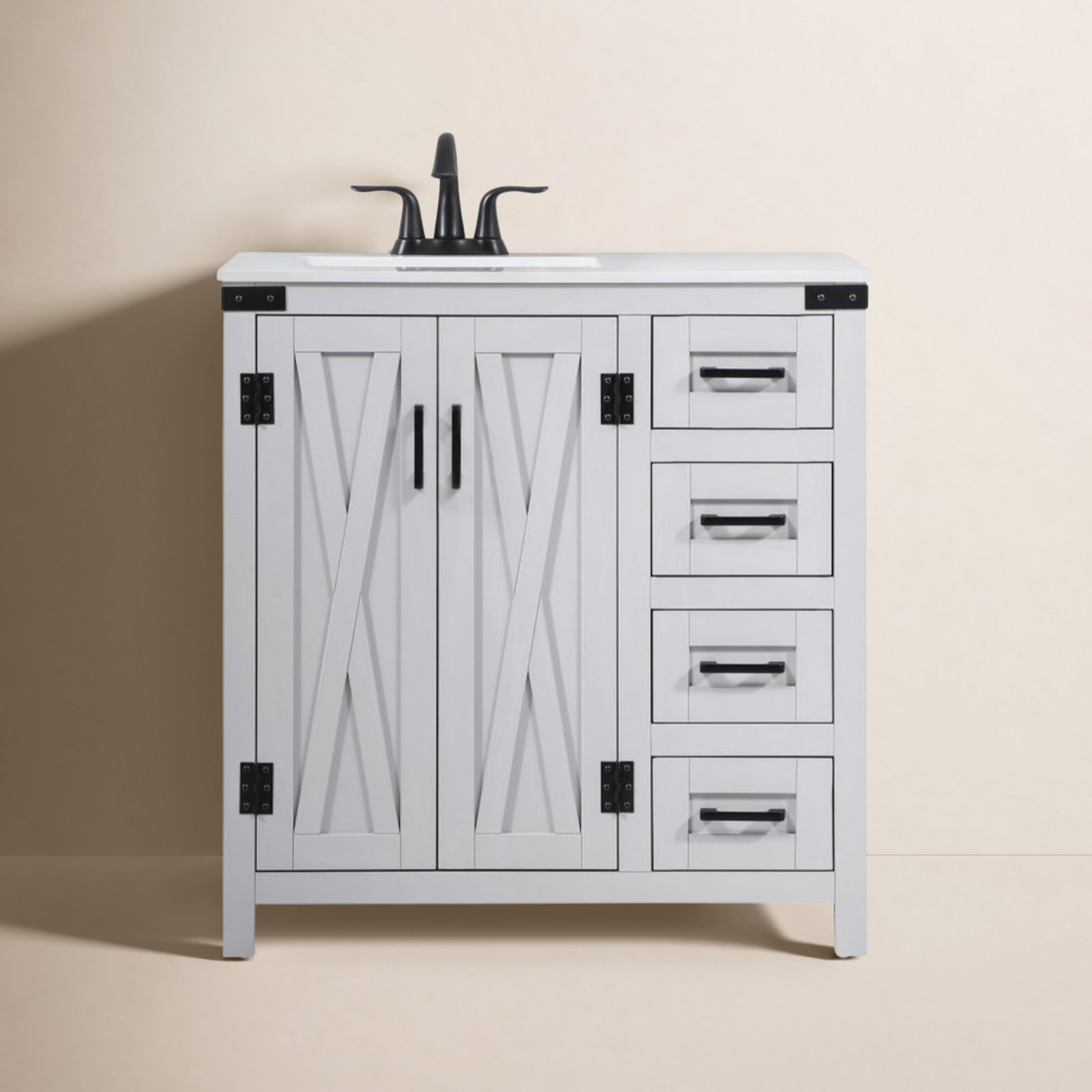Slayton 32'' Single Bathroom Vanity, Gray