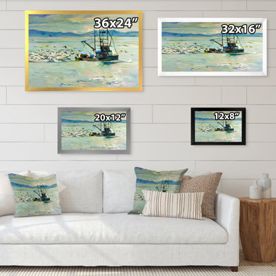 " Fishing Boat Painting "