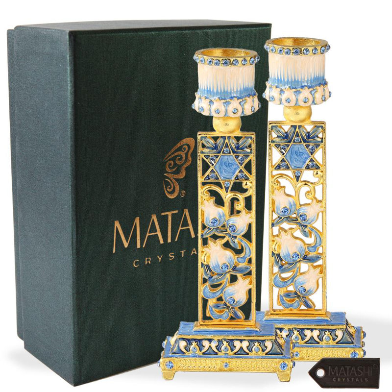 5.75'' H Metal Tabletop Candlestick