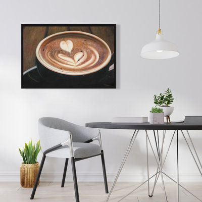 "Cappuccino artistique" sur toile