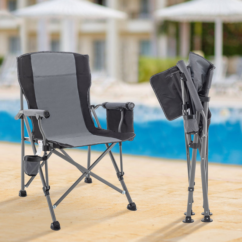 Sufiyan Folding Camping Chair, Gray