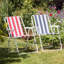 Folding Metal Beach Chairs - Stripe-1670761161