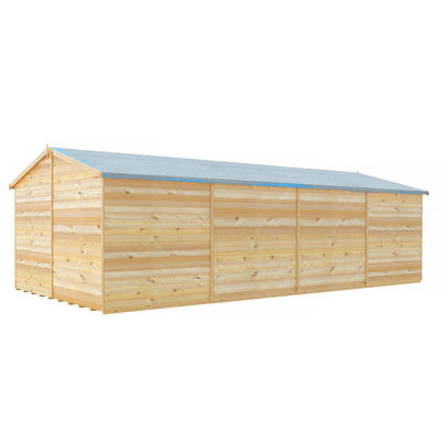 10 ft. W x 20 ft. D Garden Value Overlap Shed