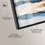 «Blue Ridge II Shadowbox», art mural bleu par Art Remedy-115123713-115123716