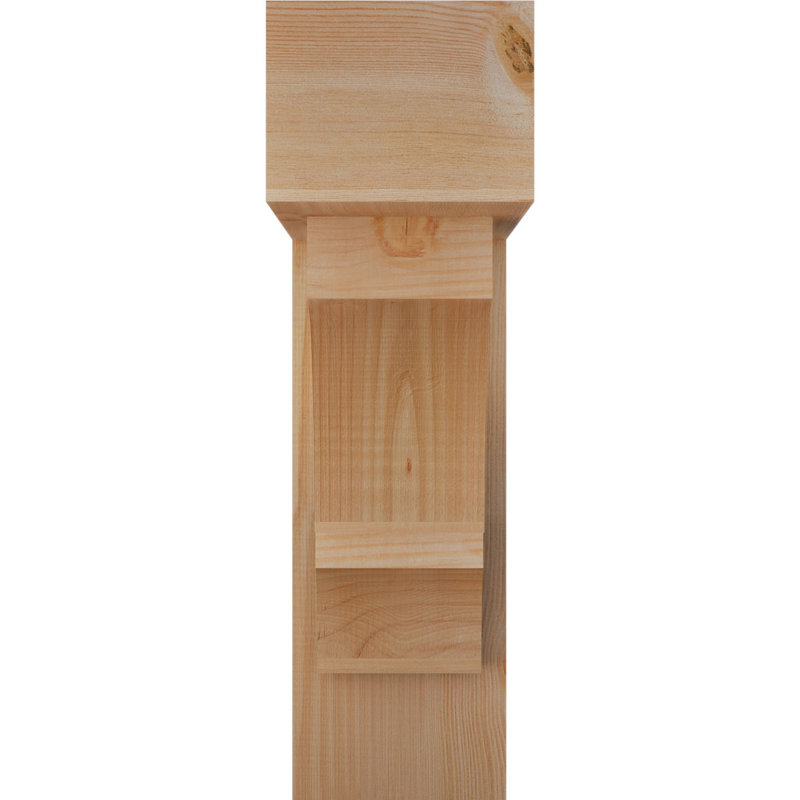 Support de bloc Balboa avec entretoise décalée, 28 x 24, Sapin Douglas de l 8 po (scié brut)
