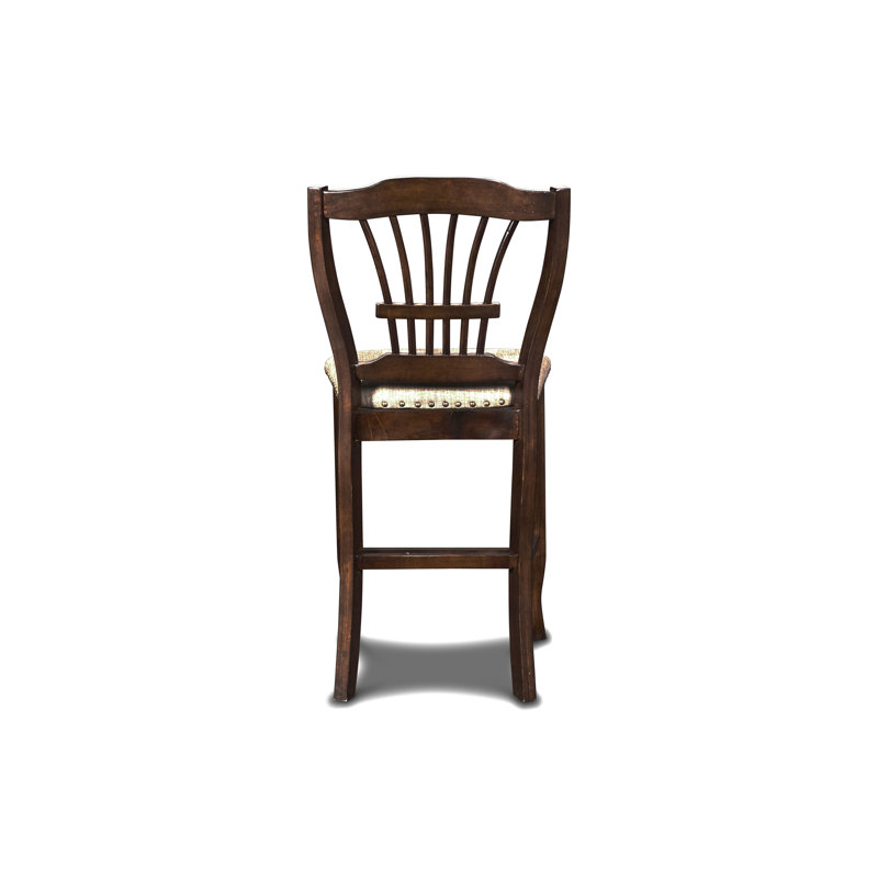 Chaise de comptoir Berkleigh en bois brun espresso (ensemble de 4), 4