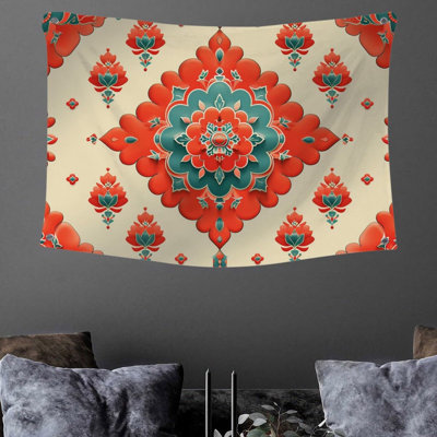 Ornamental Design Wall Tapestry -  Art Wall Decor