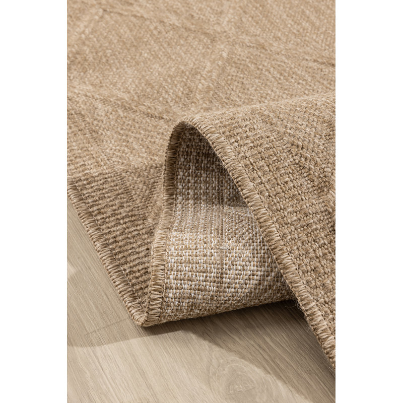 Aindrea Geometric Indoor / Outdoor Area Rug, Rectangle 2'8" x 4'11"