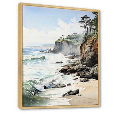 Beach Cliffhanger - noir II - imprimé