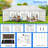 30 Ft. W x 10 Ft. D Metal Pop-up Canopy for Parties Waterproof Gazebos with 8 Detachable Sidewalls-98600870