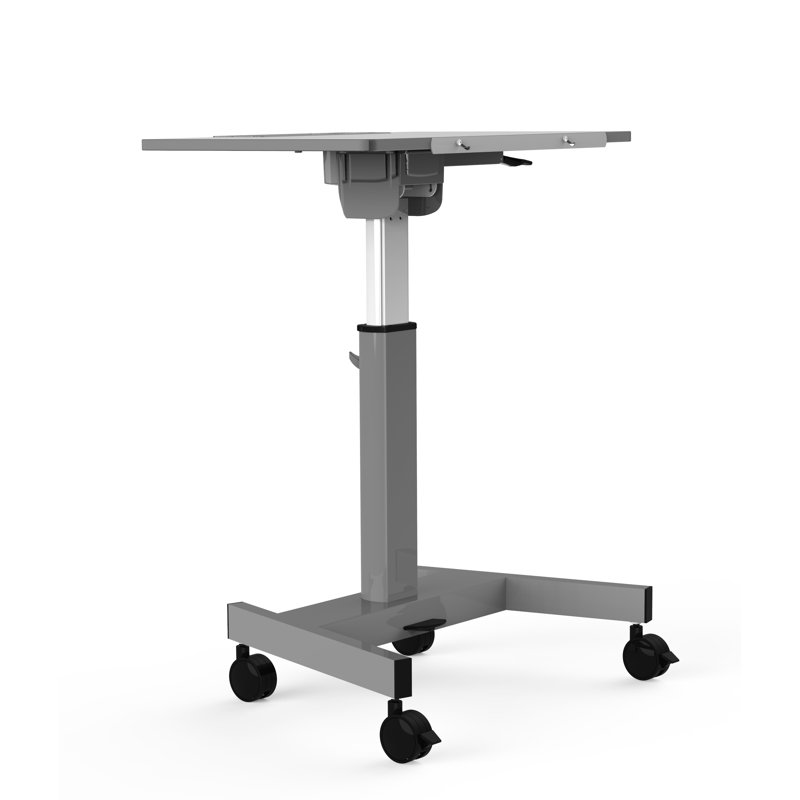 Metal 43.5'' h x 27.5'' w Adjustable Standing Desk