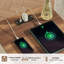 Table de chevet Mina avec station de recharge, blanche et brune-1616952466-1616952468