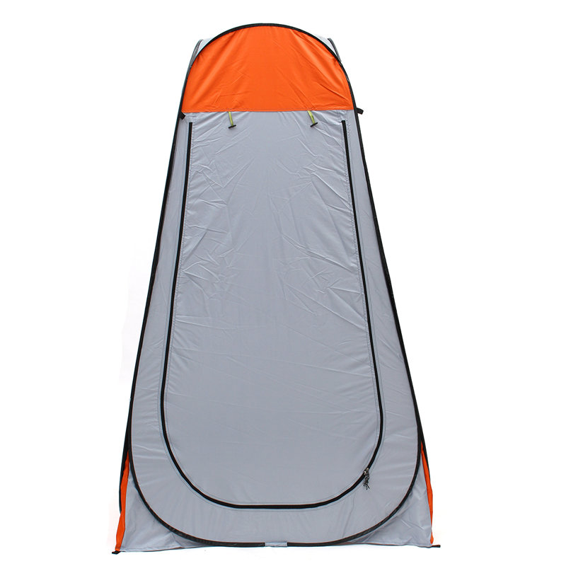 1 Person Tent, Orange/Grey