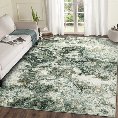 Tapis abstrait moderne, lavable à la machine, antidérapant, antidérapant, doux, contemporain, jetable, couvre-tapis, tapis à poils courts, pliable, pour salon, salle à manger, chambre à coucher, salle de jeux, chambre de bébé