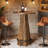 Round Pub Table With Footrest, Counter Height Bar Table