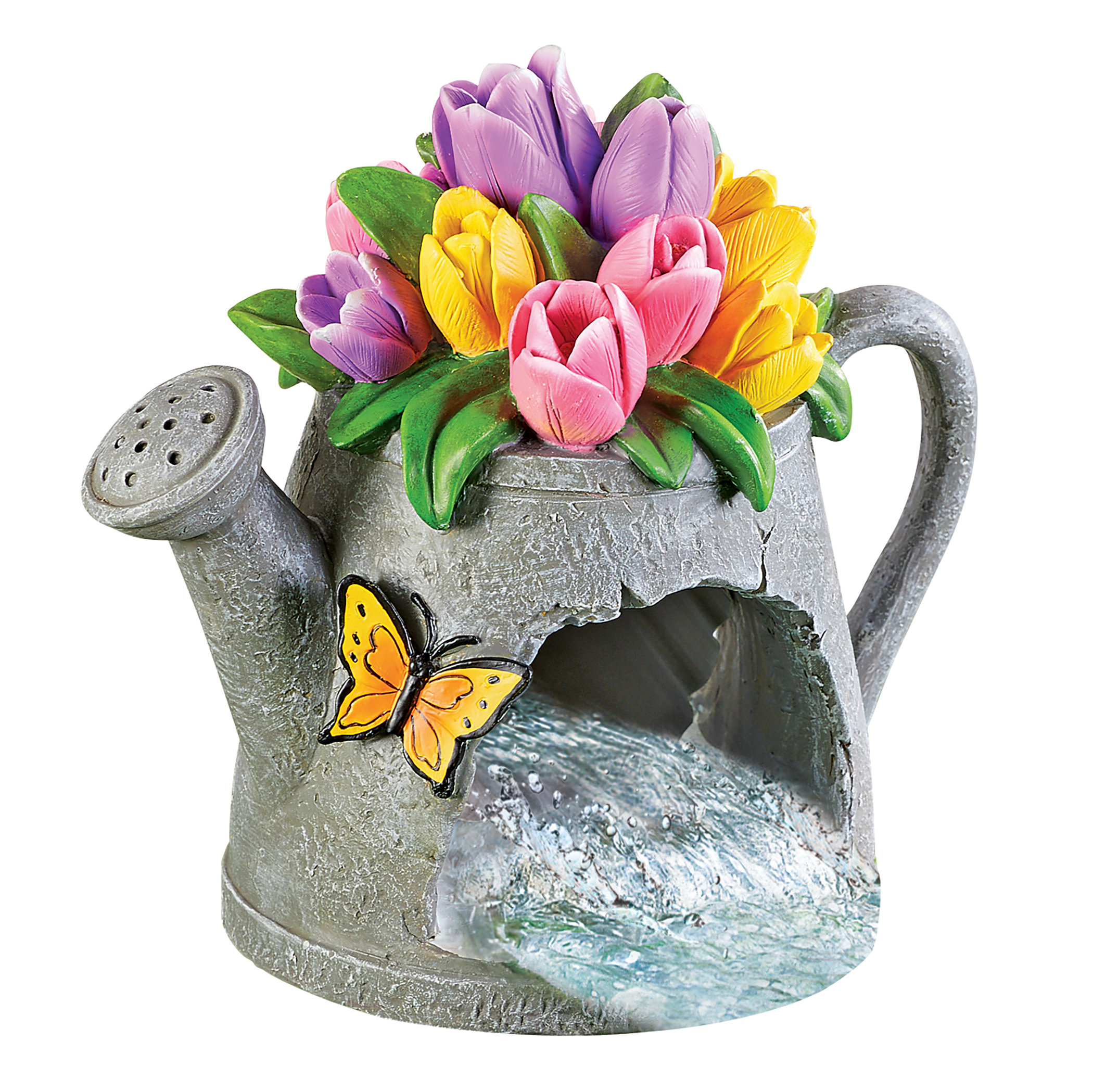 August Grove® Aneida Plant And Flower Garden Statue Wayfair