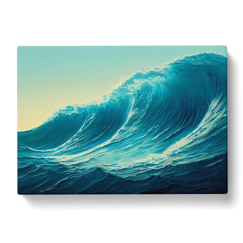 Striking Ocean Wave Vol.2 - Wrapped Canvas, 40cm H x 60cm W x 3cm D