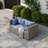 Zoea Outdoor Patio Sofa with Removable Cushions-1190684179