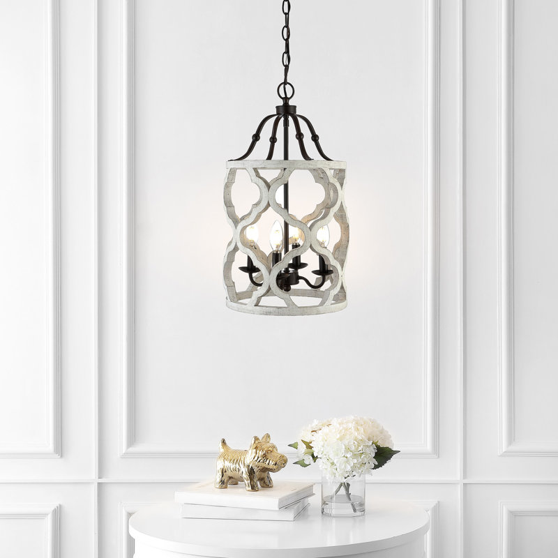 Luminaire suspendu cylindrique 4 lumières