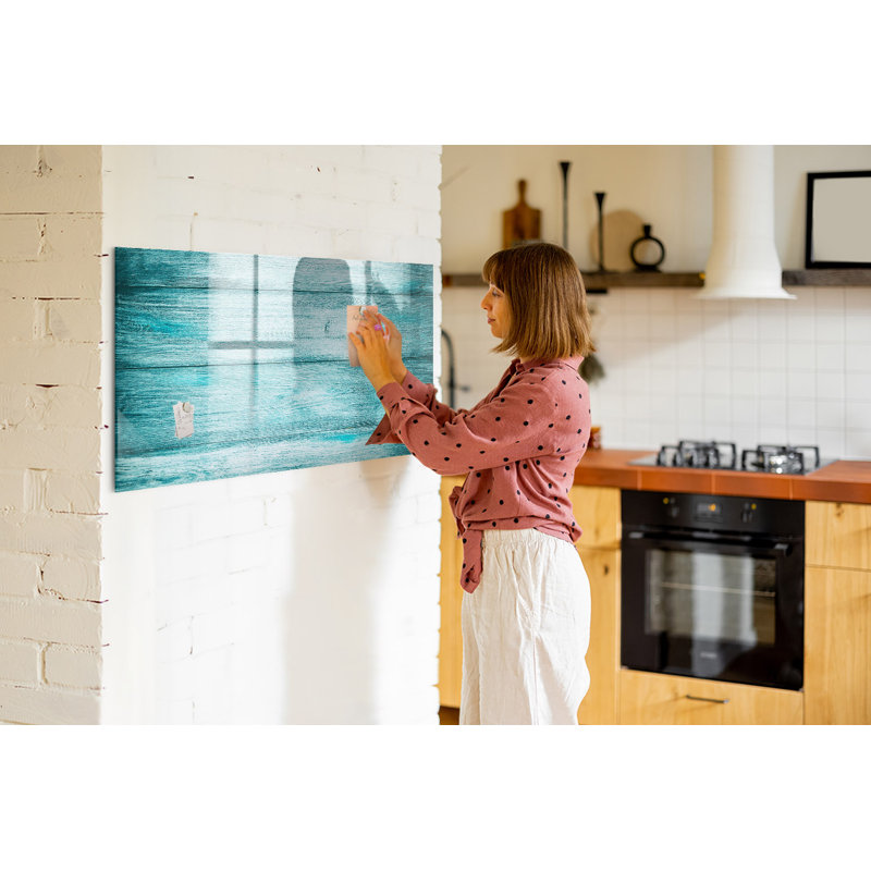 Old Wood Magnetic Wall Mounted Dry Erase Board