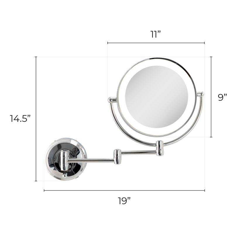 Vernice Metal Concave LED Mirror