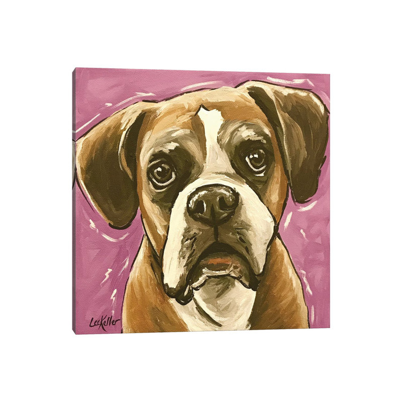Boxer - Wrapped Canvas Print, 30.48 cm H x 30.48 cm W