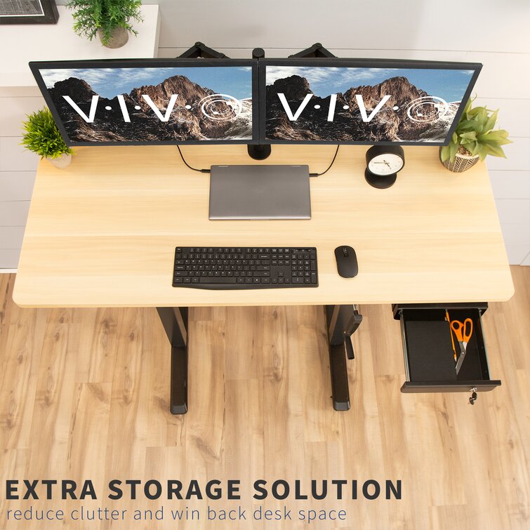 VIvo Lockable Under Desk Drawer