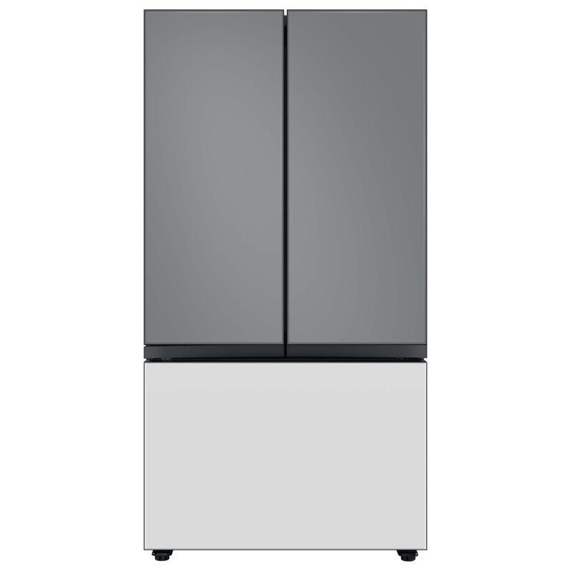 Samsung 24 cu. ft. Smart Bespoke 3-Door French-Door Refrigerator with Customizable Panel Colors and AutoFill Water Pitcher in Custom Panel-Ready