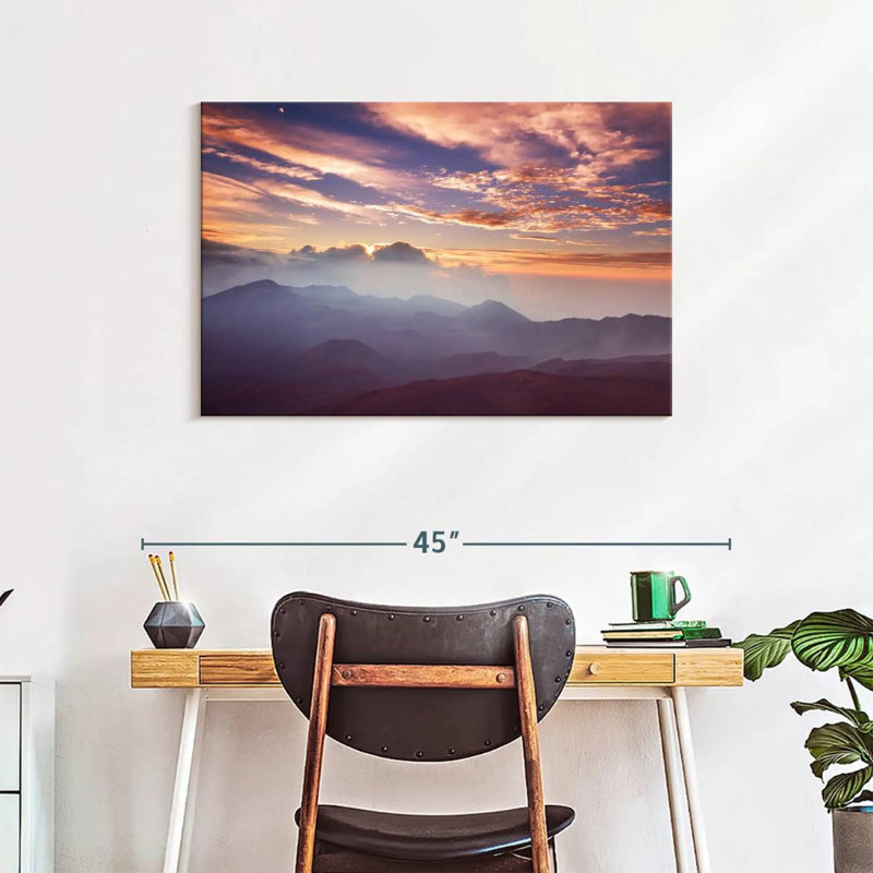 Alvord Haleakala Misty Sunrise, H 24 po x l 36 po