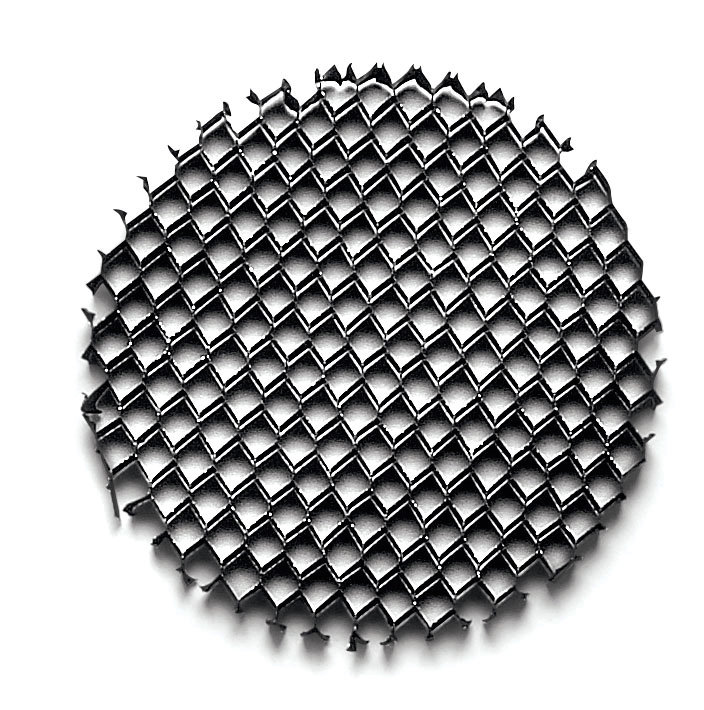 Lentille hexagonale alternée